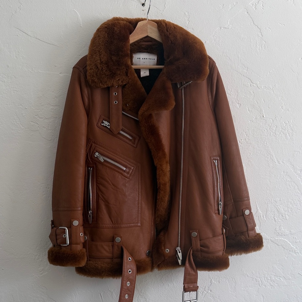 The Arrivals Moya Shearling Jacket